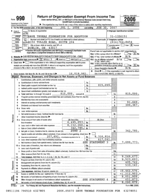 IRS Form 990 2006