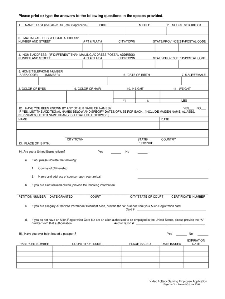 new york state gaming license application Preview on Page 1.