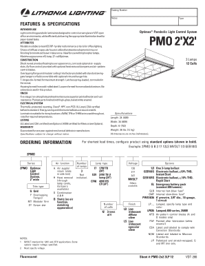 Optimax Parabolic Light Control System Specifications