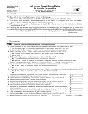 Schedule M-3 Form 1065