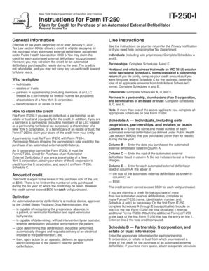 New York IT-250 Form
