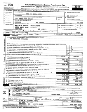 Form 990 Return of Organization Exempt From Income Tax