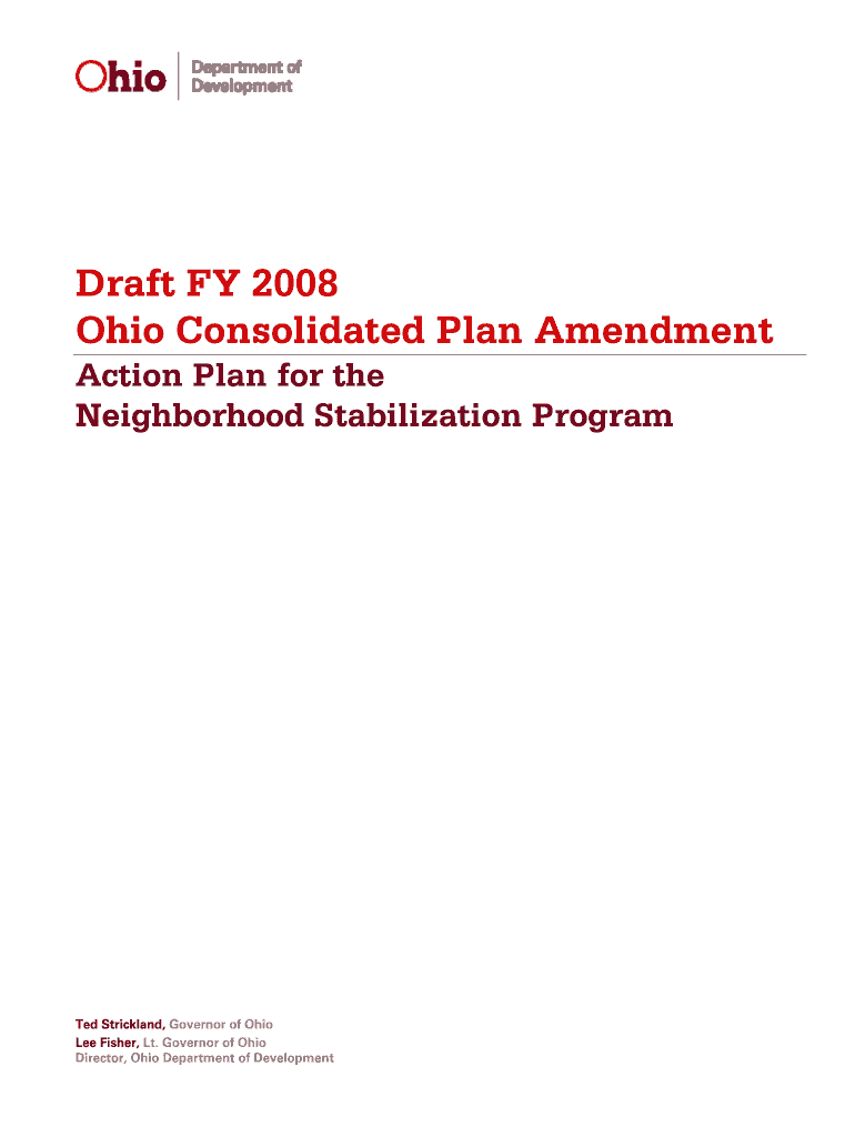 FY 2007 Ohio Consolidated Plan - Ohio Development Services - development ohio Preview on Page 1