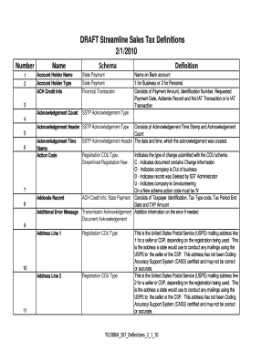 Number Name Schema Definition ... - Streamlined sales tax - streamlinedsalestax