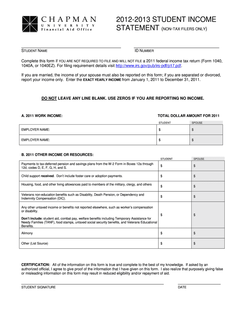 2012-2013 Student Review Preview on Page 1