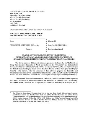 editable bankruptcy form b9