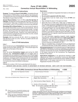 Connecticut Annual Reconciliation of Withholding