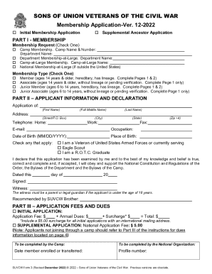 suvcw forms