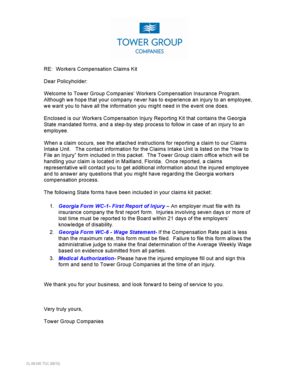 Georgia Workers Compensation Claims Kit