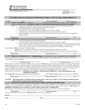 Customer Services Request Form