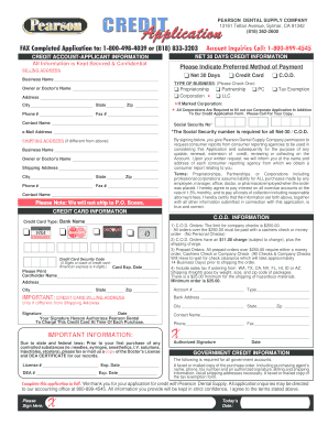 Credit Application Dental 2013.vp - Pearson Dental Supplies