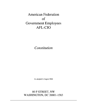 AFGE Constitution - AFGE Local 2782