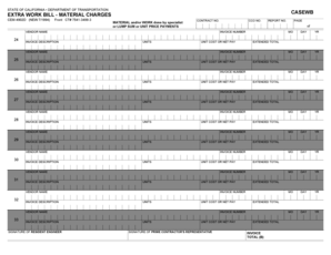 California Extra Work Bill