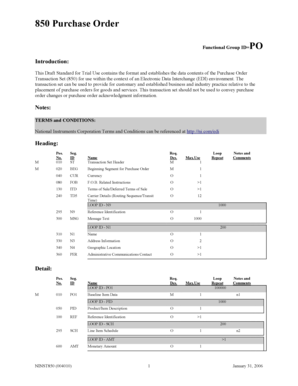 850 Purchase Order - National Instruments