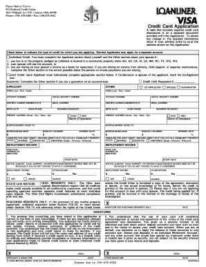 Credit Card Application