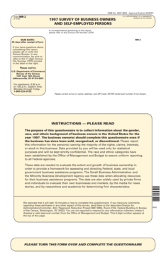 US Census Business Owners Survey Form MB-2