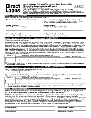 Authorization letter to process documents word - Alternative Documentation of Income (for IBR and ICR - CornerStone - mycornerstoneloan