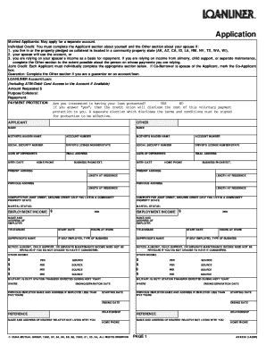 Loan Application Form
