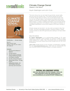 Climate Change Denial Book Order Form