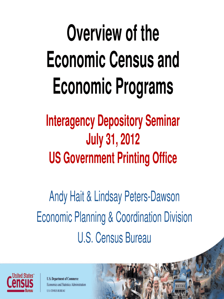 Economic Census and - census Preview on Page 1