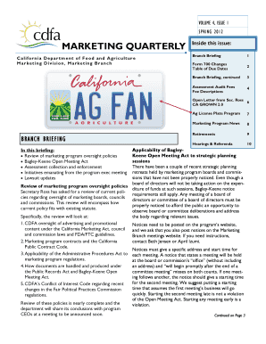 Electrical safety worksheet pdf - Spring 2012 Marketing Quarterly. Form 700, Assessment Audit Fees, CA GROWN, Ag License Plate - cdfa ca