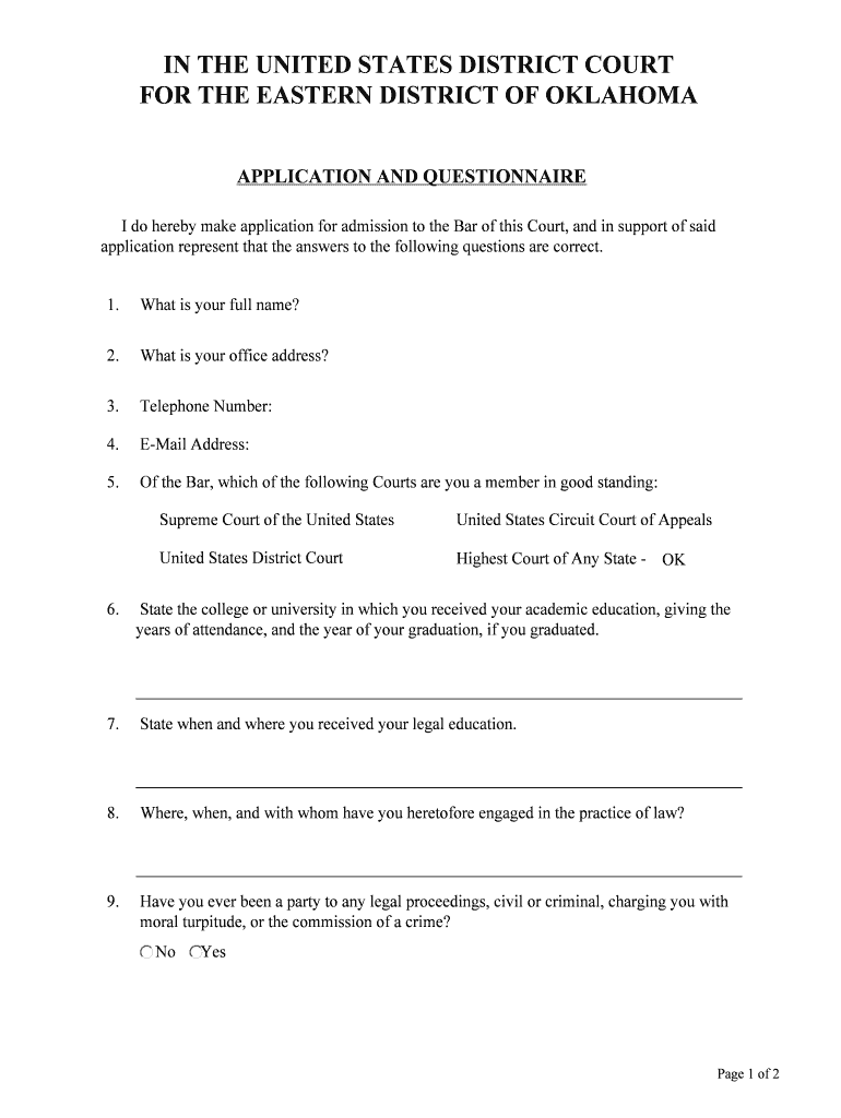 IN THE UNITED STATES DISTRICT COURT FOR - US District Court Preview on Page 1