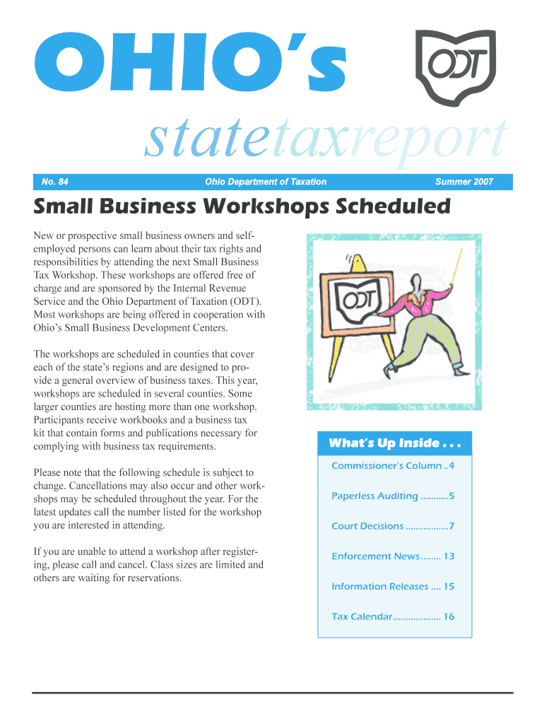 Summer 2007 - Ohio Department of Taxation - State of Ohio Preview on Page 1