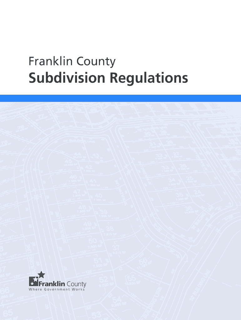 Subdivision Regulations - Economic Development and Planning Preview on Page 1