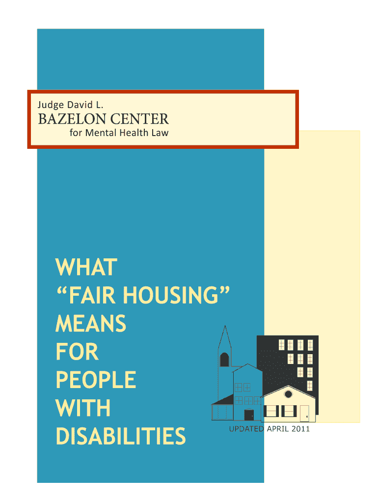 WHAT FAIR HOUSING MEANS FOR PEOPLE WITH DISABILITIES Preview on Page 1