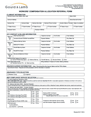 Workers’ Compensation Allocation Referral Form