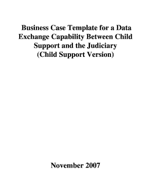 Writing a business case download - Child Support Version - Administration for Children and Families - acf hhs