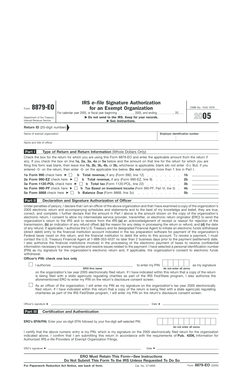 IRS Form 8879-EO for Exempt Organizations