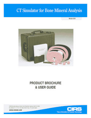 Model 004 Brochure & User Guide - CIRS