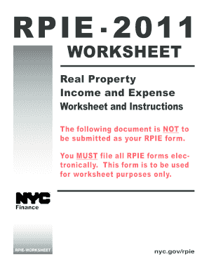 RPIE-2011 Worksheet