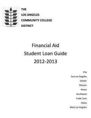2012-2013 Student Loan Guide