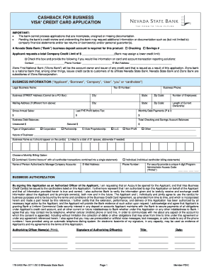 nevada state bank business credit application pdf form