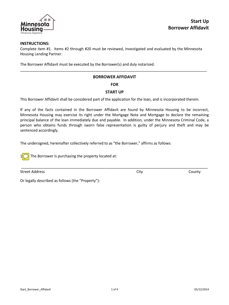 FORM INSTRUCTIONS - Minnesota Housing Finance Agency - mnhousing Preview on Page 1