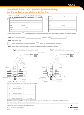 AquaFlex Series Order Form