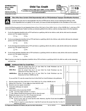 Irs Schedule 8812 For 2022 5 Printable 1040 Schedule 8812 Forms And Templates - Fillable Samples In  Pdf, Word To Download | Pdffiller