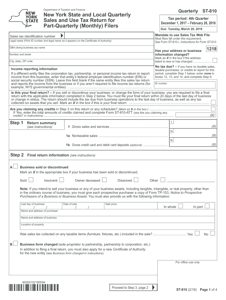 form st 810 Preview on Page 1