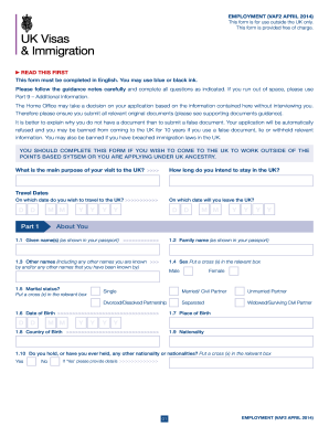 work permit application form uk