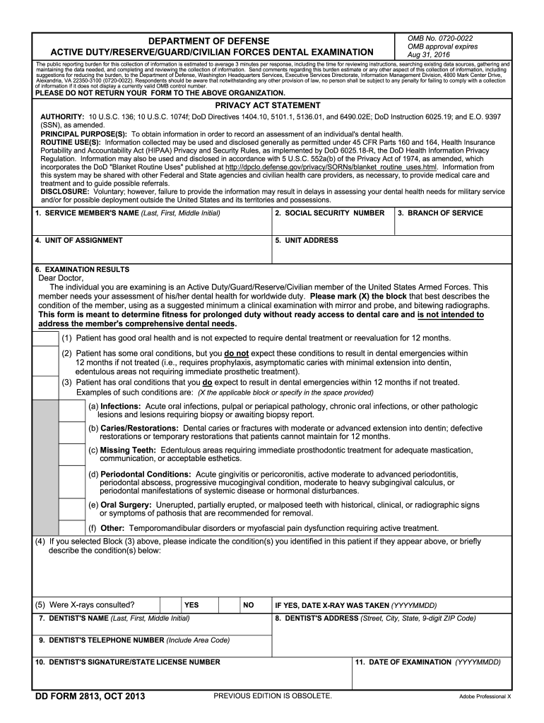 Dd2813 Fill Out Sign Online DocHub
