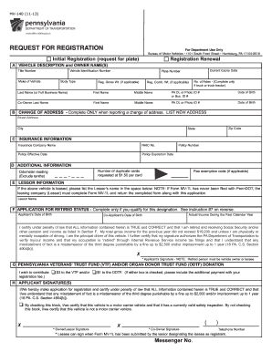 2013 2018 form pa mv 140 fill online printable fillable blank mv1 form pa
