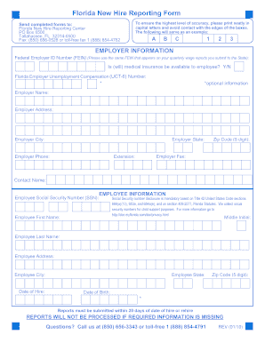 hire form