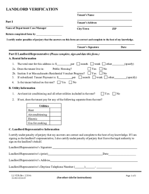 18 Printable Landlord Letter To Tenant Proof Of Residence Forms And