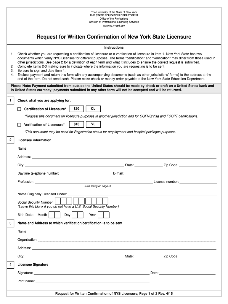 ny license verification Preview on Page 1.