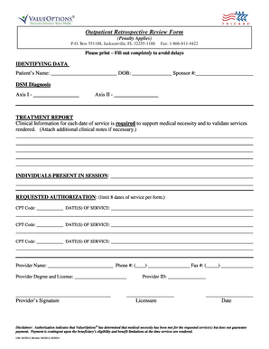 Humana Medical Claim Form Templates - Fillable &amp; Printable Samples for ...