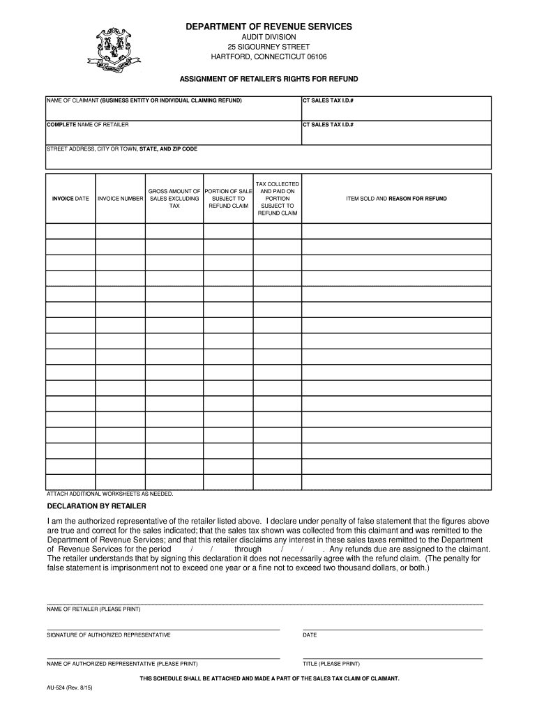 form 524 Preview on Page 1