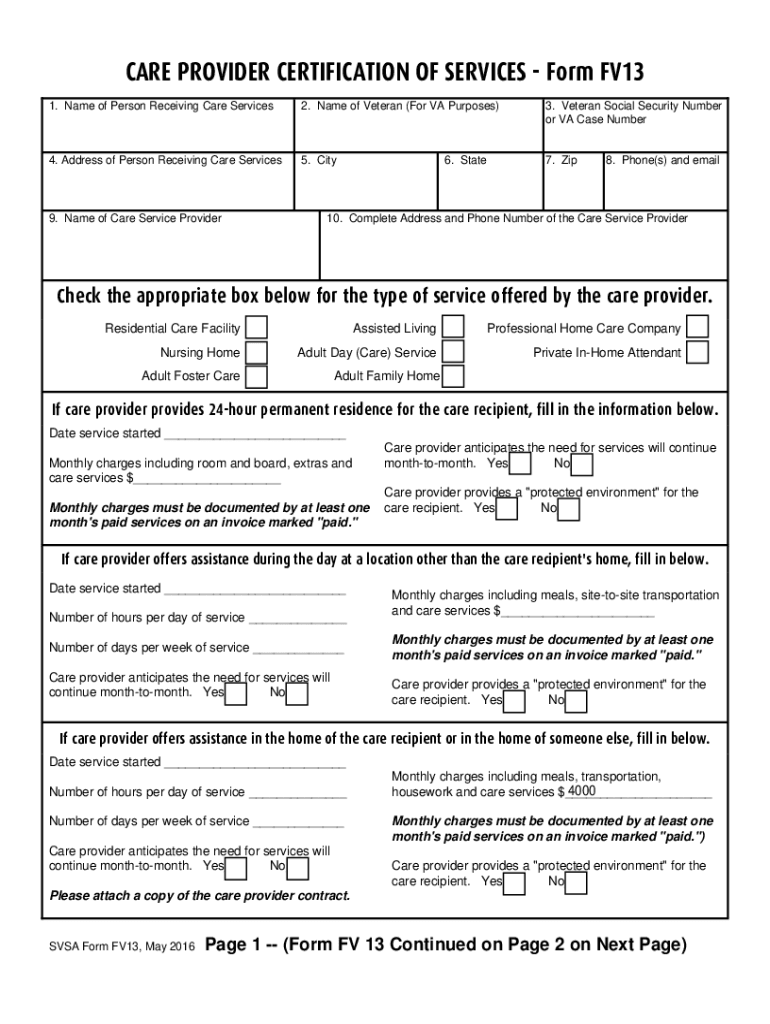 template care form Preview on Page 1.