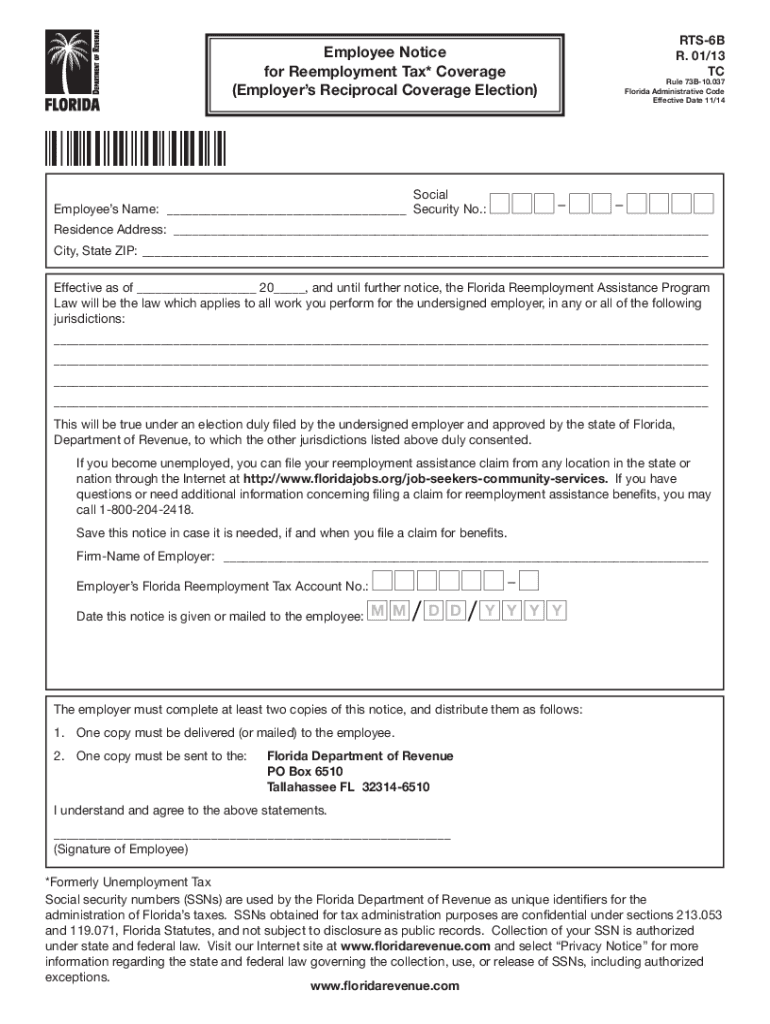 rt 6a form Preview on Page 1